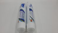 210g ملحقات همراه بزرگ قطر لوله خمیر دندان پلاستیک بسته بندی با پنجره شفاف روکش